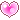 Animated pixel heart.