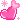 Animated pixel hearts.