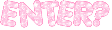 Animated sparkly pink text that reads 'ENTER?'.